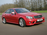 Mercedes-Benz C 63 AMG UK-spec (W204) 2007–11 wallpapers