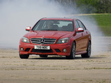 Mercedes-Benz C 63 AMG UK-spec (W204) 2007–11 wallpapers