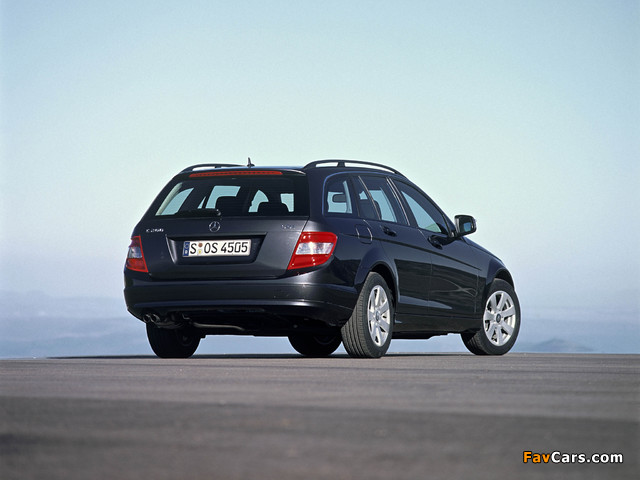 Mercedes-Benz C 200 CDI Estate (S204) 2008–11 images (640 x 480)
