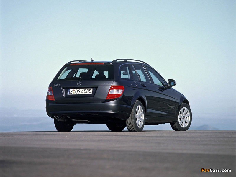 Mercedes-Benz C 200 CDI Estate (S204) 2008–11 images (800 x 600)