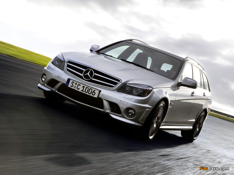 Mercedes-Benz C 63 AMG Estate (S204) 2008–11 photos (800 x 600)