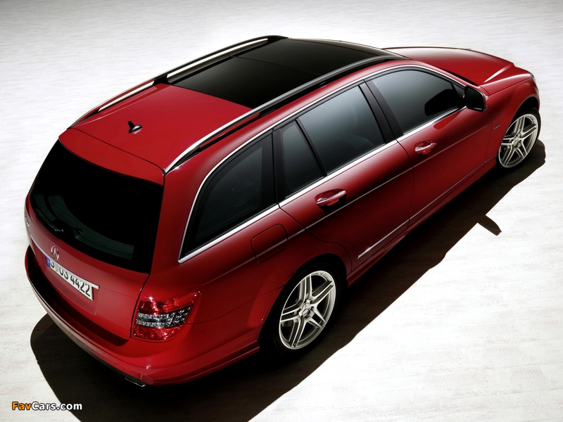 Mercedes-Benz C 350 Estate (S204) 2008–11 photos (800 x 600)