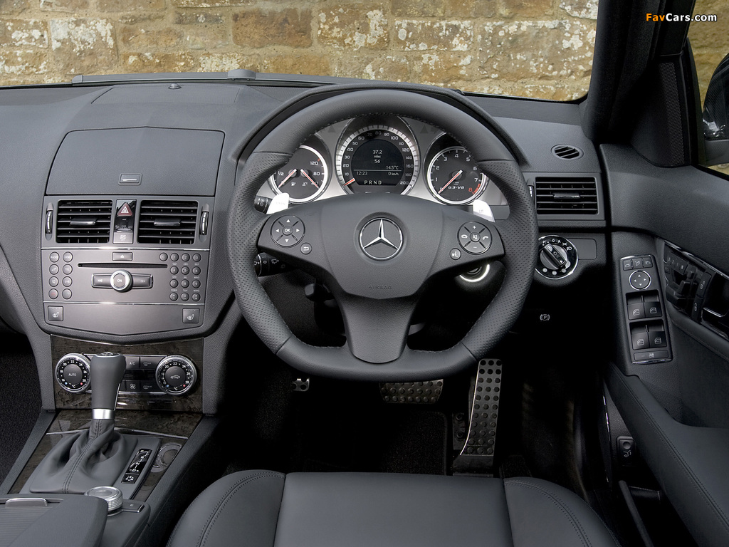 Mercedes-Benz C 63 AMG Estate UK-spec (S204) 2008–11 wallpapers (1024 x 768)