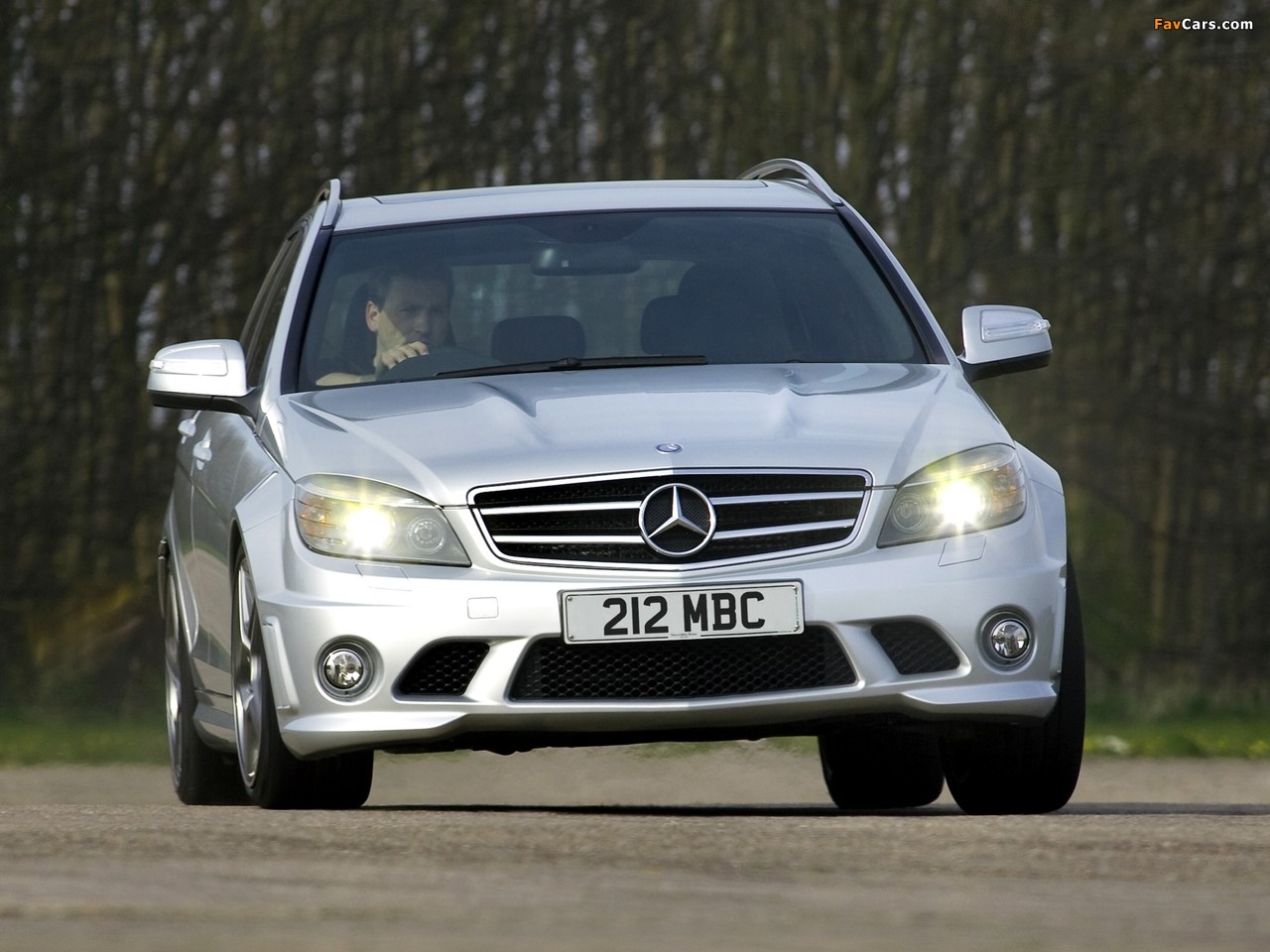 Mercedes-Benz C 63 AMG Estate UK-spec (S204) 2008–11 wallpapers (1280 x 960)