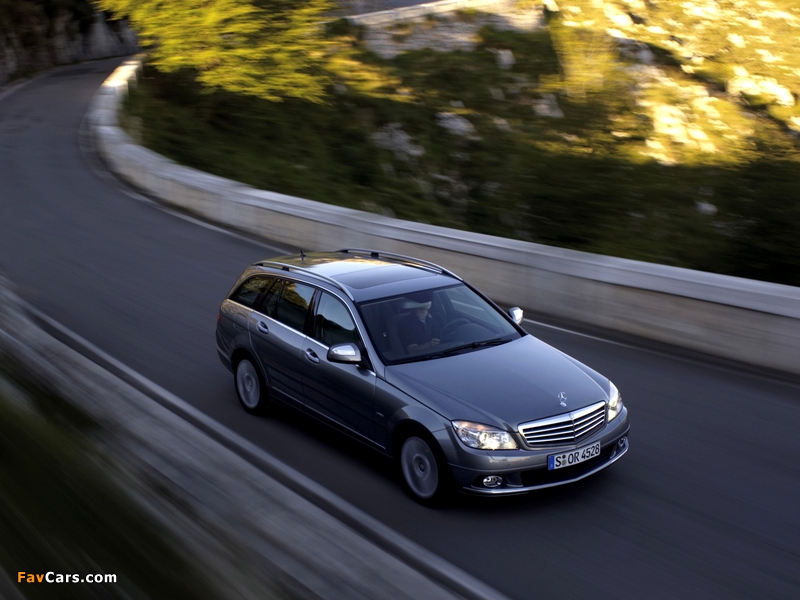 Mercedes-Benz C 320 CDI Estate (S204) 2008–11 wallpapers (800 x 600)