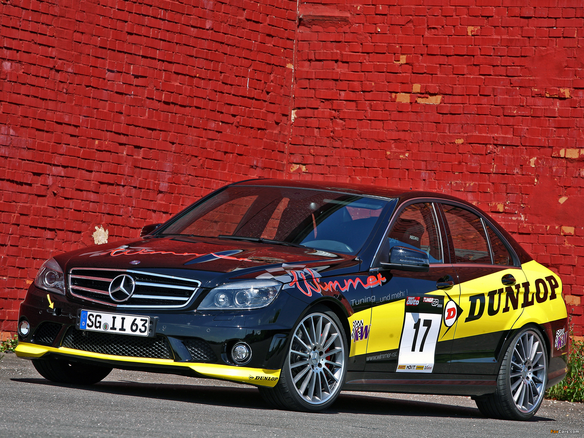 Wimmer RS Mercedes-Benz C 63 AMG Dunlop-Performance (W204) 2010 images (2048 x 1536)