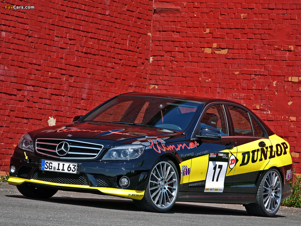 Wimmer RS Mercedes-Benz C 63 AMG Dunlop-Performance (W204) 2010 images (1024 x 768)