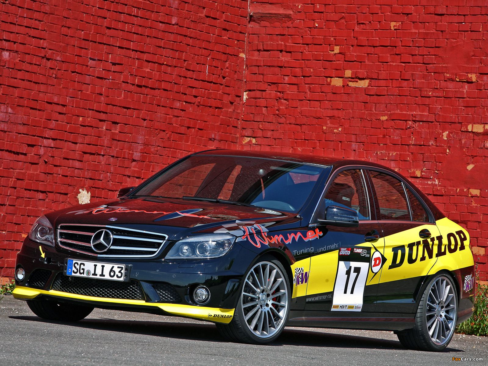 Wimmer RS Mercedes-Benz C 63 AMG Dunlop-Performance (W204) 2010 images (1600 x 1200)