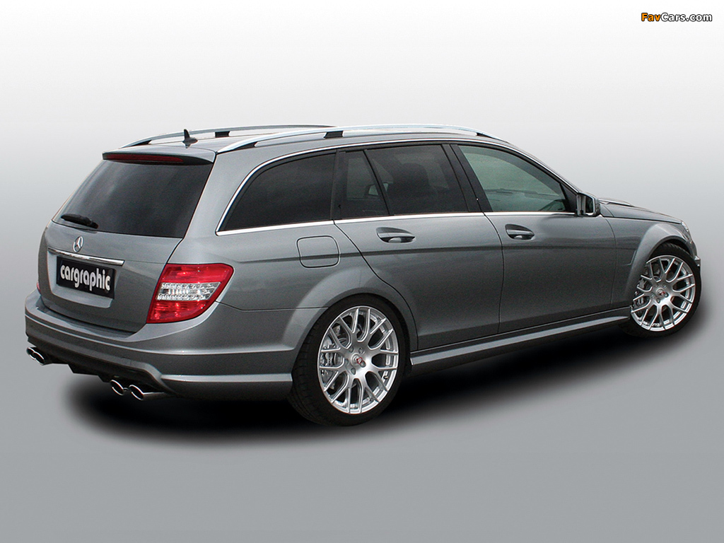 Cargraphic Mercedes-Benz C 63 AMG Estate (S204) 2010–11 wallpapers (1024 x 768)