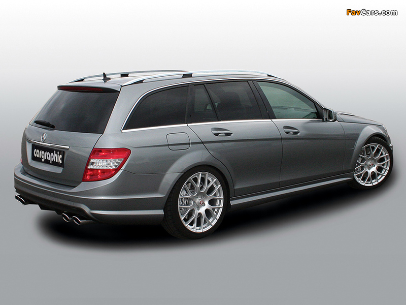 Cargraphic Mercedes-Benz C 63 AMG Estate (S204) 2010–11 wallpapers (800 x 600)