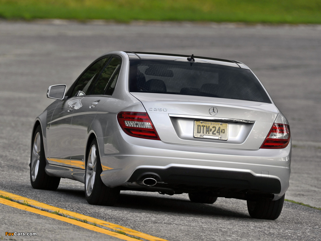 Mercedes-Benz C 250 AMG Sports Package US-spec (W204) 2011 images (1024 x 768)