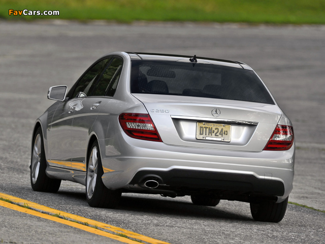 Mercedes-Benz C 250 AMG Sports Package US-spec (W204) 2011 images (640 x 480)