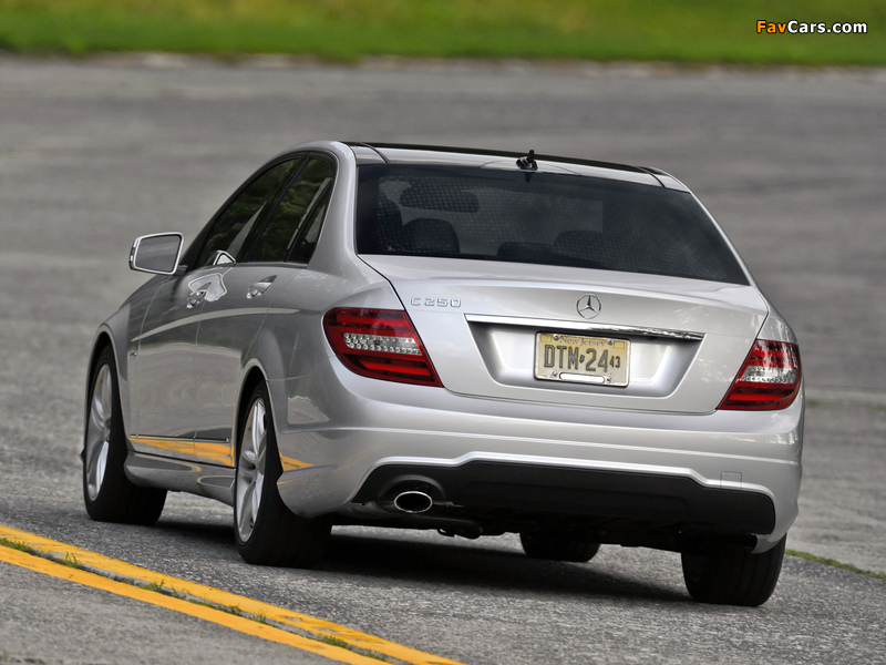 Mercedes-Benz C 250 AMG Sports Package US-spec (W204) 2011 images (800 x 600)