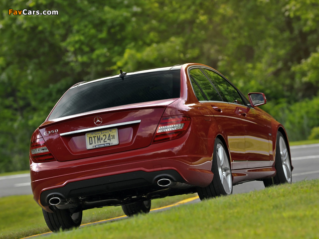 Mercedes-Benz C 350 AMG Sports Package US-spec (W204) 2011 images (640 x 480)