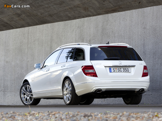 Mercedes-Benz C 350 CDI Estate (S204) 2011 images (640 x 480)