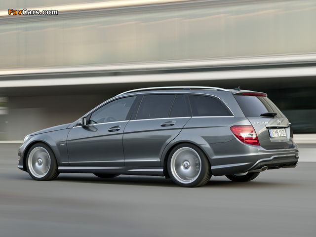Mercedes-Benz C 350 CDI 4MATIC AMG Sports Package Estate (S204) 2011 images (640 x 480)