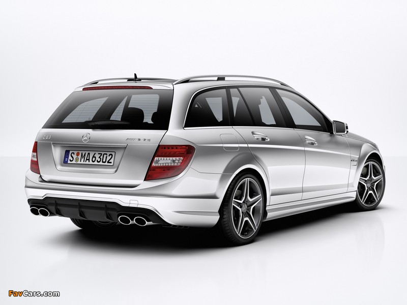 Mercedes-Benz C 63 AMG Estate (S204) 2011 images (800 x 600)