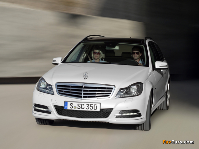 Mercedes-Benz C 350 CDI Estate (S204) 2011 images (640 x 480)