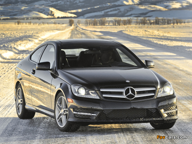 Mercedes-Benz C 350 4MATIC Coupe US-spec (C204) 2011 images (640 x 480)