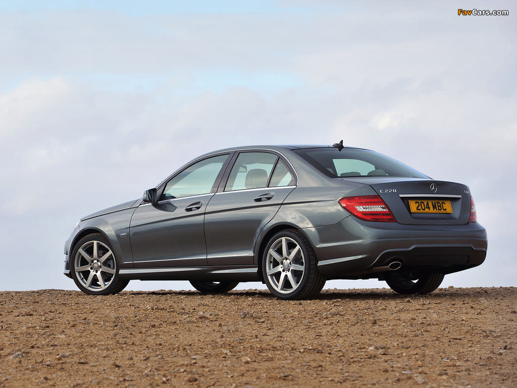 Mercedes-Benz C 220 CDI AMG Sports Package UK-spec (W204) 2011 images (1024 x 768)