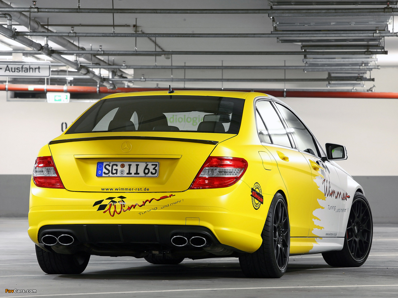 Wimmer RS Mercedes-Benz C 63 AMG (W204) 2011 images (1280 x 960)