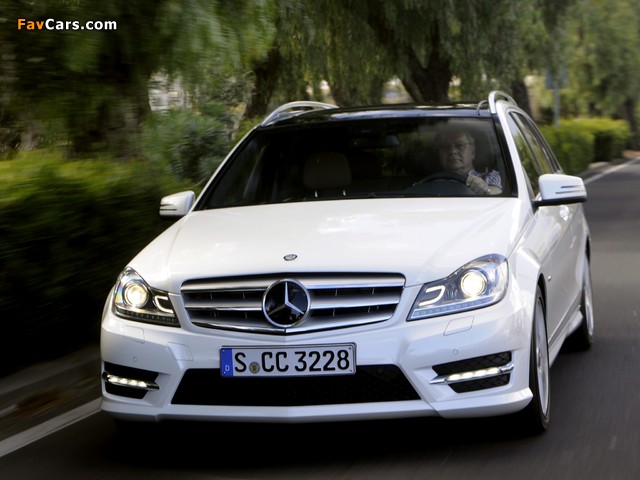 Mercedes-Benz C 250 AMG Sports Package Estate (S204) 2011 images (640 x 480)