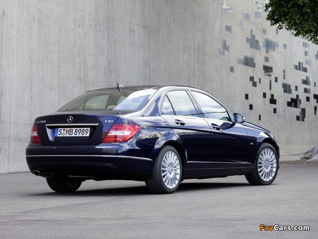 Mercedes-Benz C 250 CDI BlueEfficiency (W204) 2011 photos (640 x 480)