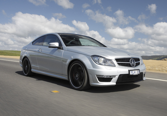 Mercedes-Benz C 63 AMG Coupe AU-spec (C204) 2011 photos