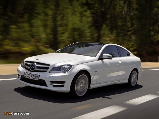 Mercedes-Benz C 220 CDI Coupe (C204) 2011 pictures (640 x 480)