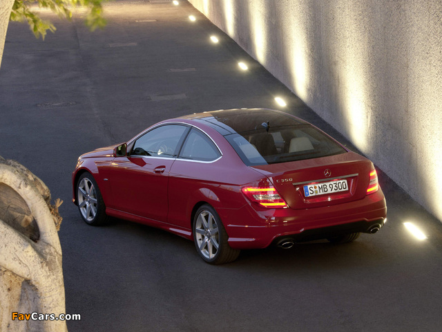 Mercedes-Benz C 350 Coupe (C204) 2011 pictures (640 x 480)