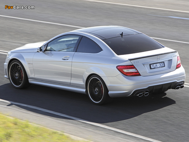 Mercedes-Benz C 63 AMG Coupe AU-spec (C204) 2011 pictures (640 x 480)