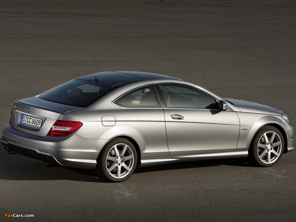 Mercedes-Benz C 250 Coupe (C204) 2011 pictures (1024 x 768)