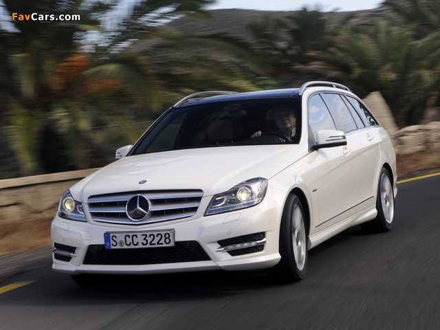 Mercedes-Benz C 250 AMG Sports Package Estate (S204) 2011 wallpapers (640 x 480)