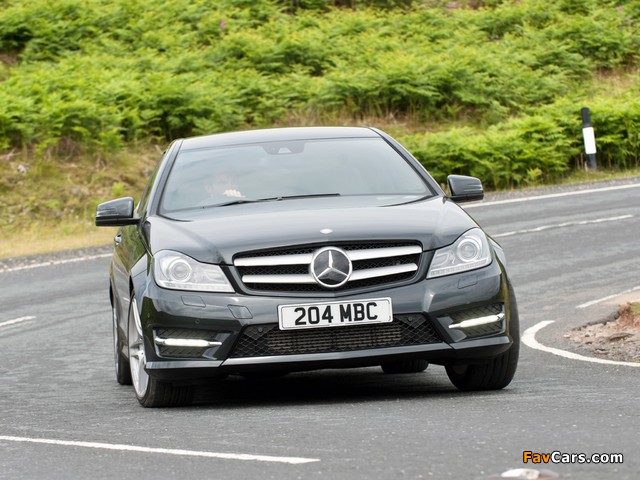 Mercedes-Benz C 220 CDI Coupe UK-spec (C204) 2011 wallpapers (640 x 480)