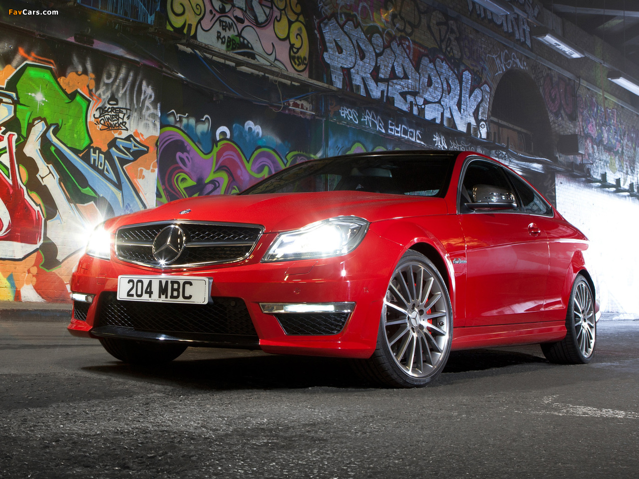 Mercedes-Benz C 63 AMG Coupe UK-spec (C204) 2011 wallpapers (1280 x 960)