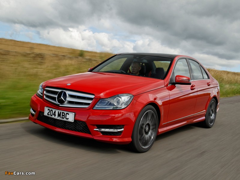 Mercedes-Benz C 220 CDI AMG Sports Package UK-spec (W204) 2011 wallpapers (800 x 600)