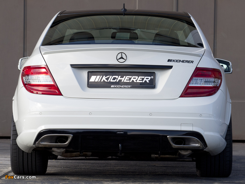 Kicherer C63 White Edition (W204) 2011 wallpapers (800 x 600)