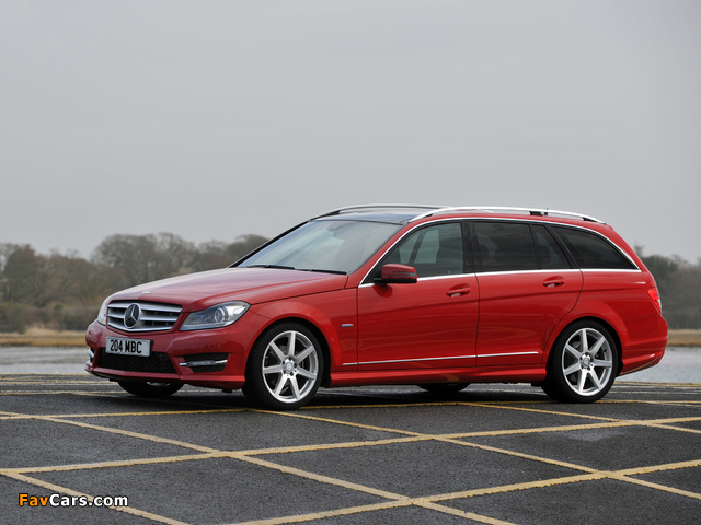 Mercedes-Benz C 250 CDI AMG Sports Package Estate UK-spec (S204) 2011 wallpapers (640 x 480)