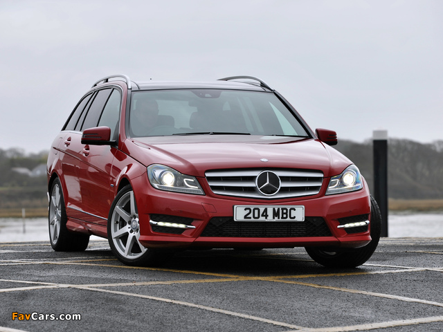 Mercedes-Benz C 250 CDI AMG Sports Package Estate UK-spec (S204) 2011 wallpapers (640 x 480)