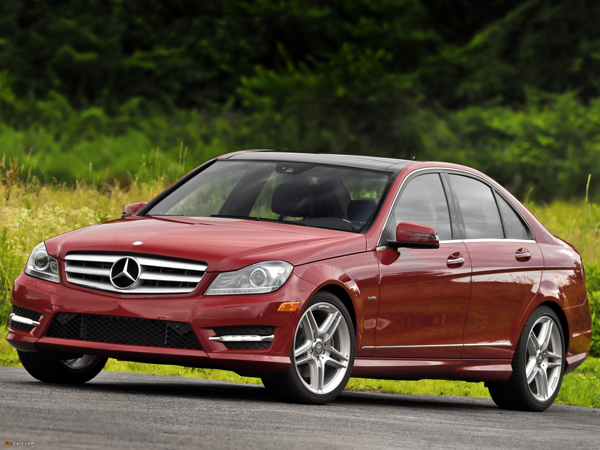 Mercedes-Benz C 350 AMG Sports Package US-spec (W204) 2011 wallpapers (2048 x 1536)