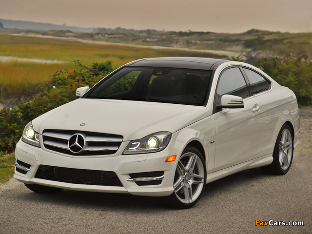 Mercedes-Benz C 350 Coupe US-spec (C204) 2011 wallpapers (640 x 480)