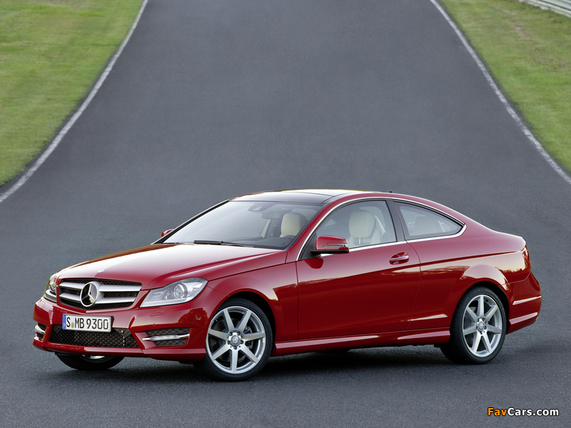 Mercedes-Benz C 350 Coupe (C204) 2011 wallpapers (800 x 600)
