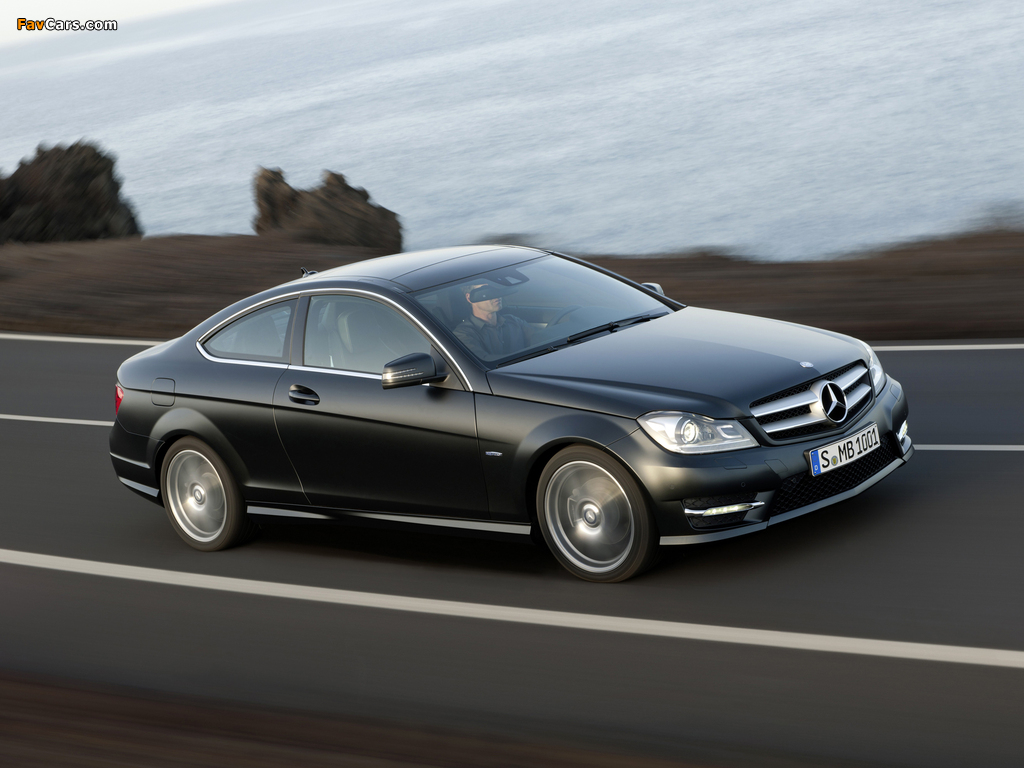 Mercedes-Benz C 250 CDI Coupe (C204) 2011 wallpapers (1024 x 768)