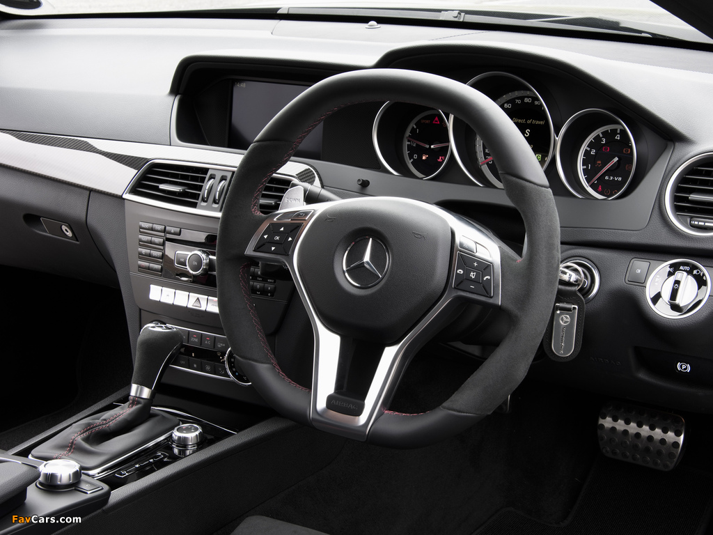Mercedes-Benz C 63 AMG Black Series Coupe UK-spec (C204) 2012 images (1024 x 768)