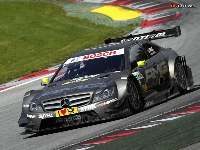 Mercedes-Benz C AMG DTM (C204) 2012 photos (800 x 600)