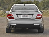 Mercedes-Benz C 250 Coupe Sport US-spec (C204) 2012 pictures