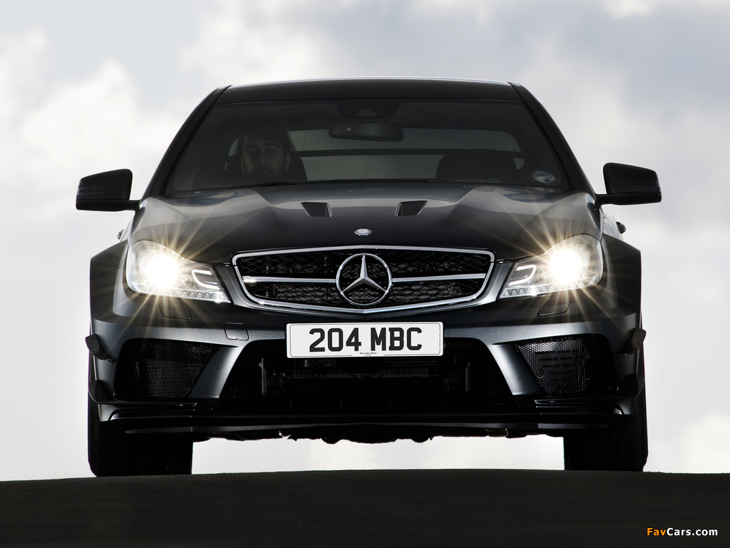 Mercedes-Benz C 63 AMG Black Series Coupe UK-spec (C204) 2012 pictures (1024 x 768)