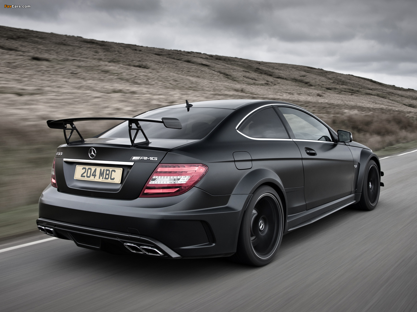 Mercedes-Benz C 63 AMG Black Series Coupe UK-spec (C204) 2012 pictures (1600 x 1200)