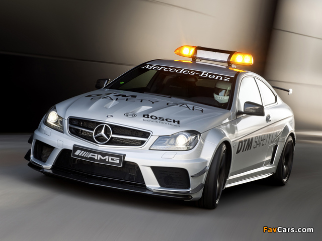 Mercedes-Benz C 63 AMG Black Series Coupe DTM Safety Car (C204) 2012 pictures (640 x 480)