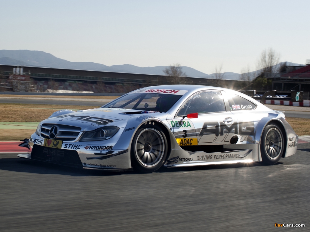 Mercedes-Benz C AMG DTM (C204) 2012 wallpapers (1024 x 768)